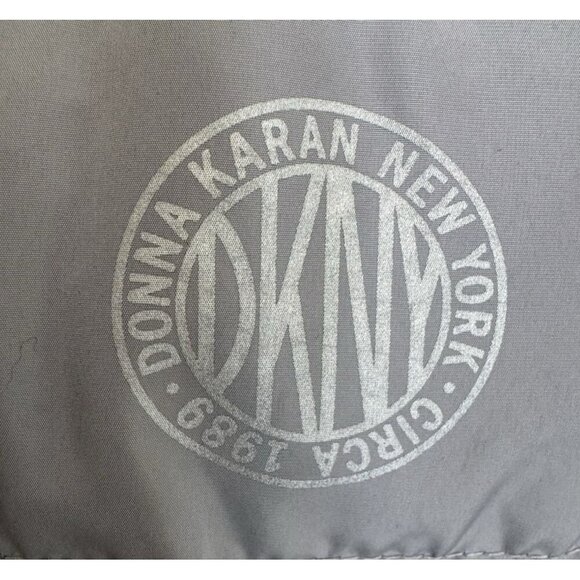 DKNY Women Sport Asymmetrical Zip Packable Down Puffer Coat, Grey, Size XL - Picture 12 of 16